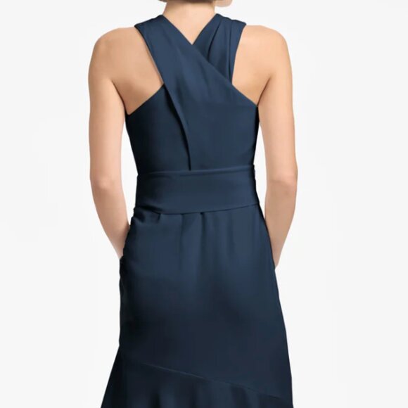 Sachin and Babi Dress Naomi Midnight Navy Blue Size 8 - Picture 3 of 6
